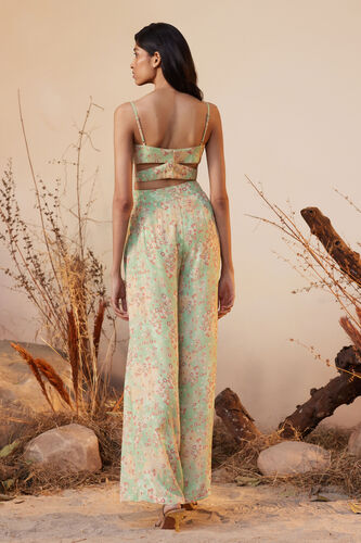 Cerise Crop Top Pant Set - Sage, Sage, image 3