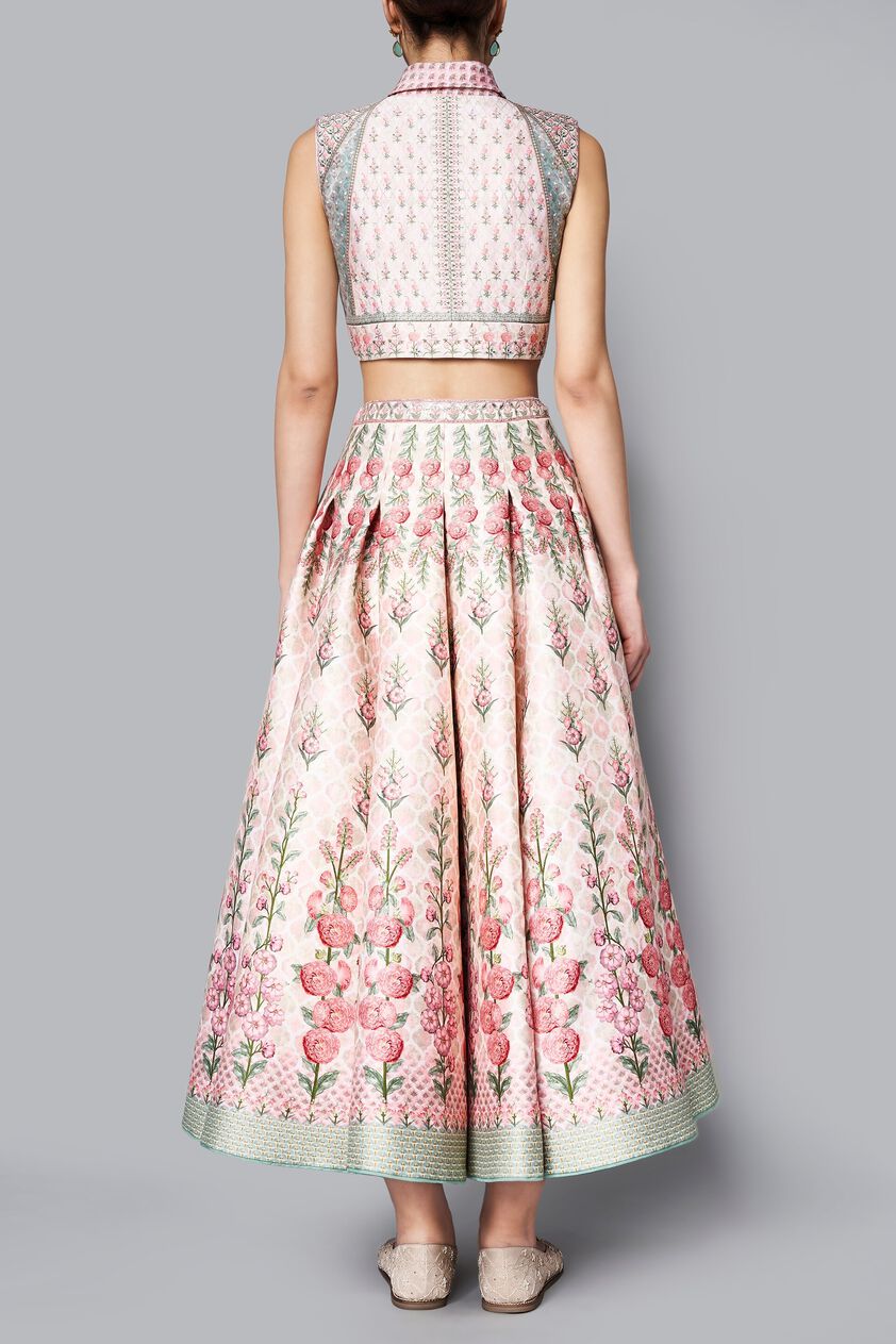 3 - Varnika Crop Top and Skirt, image 3