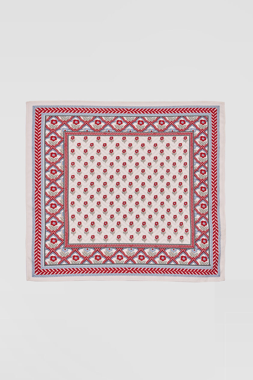 Ryaan Pocket Square - Off White, Off White, image 1