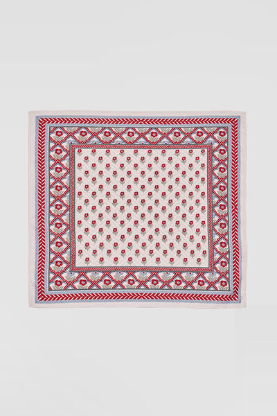 Ryaan Pocket Square - Off White