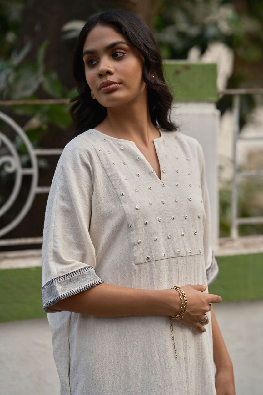 Opera Dress - Off White, Offwhite, image 4