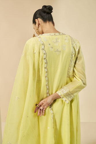 Belize Embroidered Mul Suit Set - Yellow, Yellow, image 5
