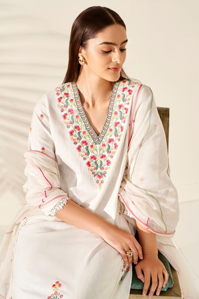 5 - Turvi Kurta Set &ndash; Natural, image 5