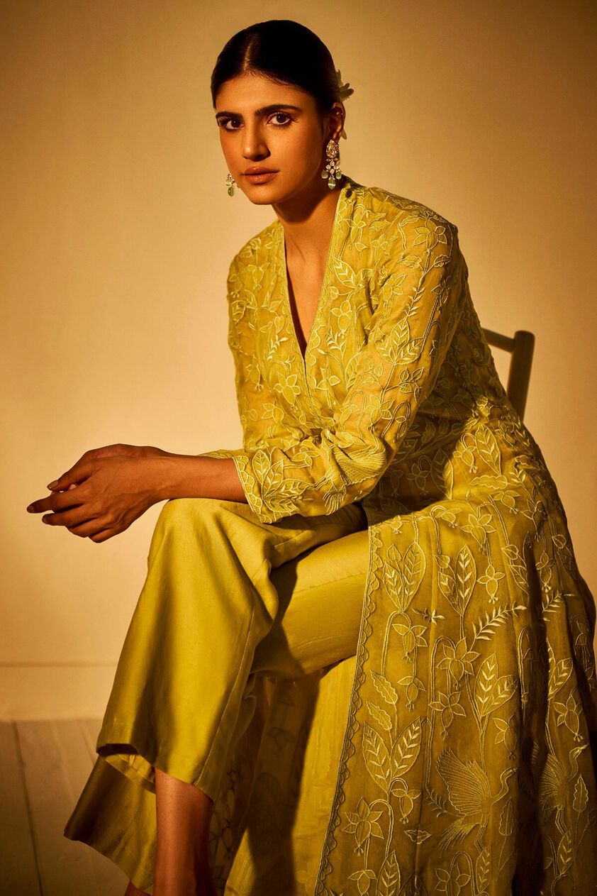 5 - Birds of Paradise Jacket Set  - Lime, image 5