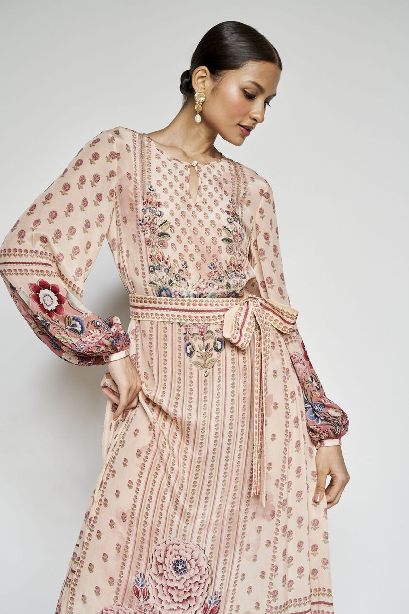 Isbah Kaftan - Peach, Peach, image 5