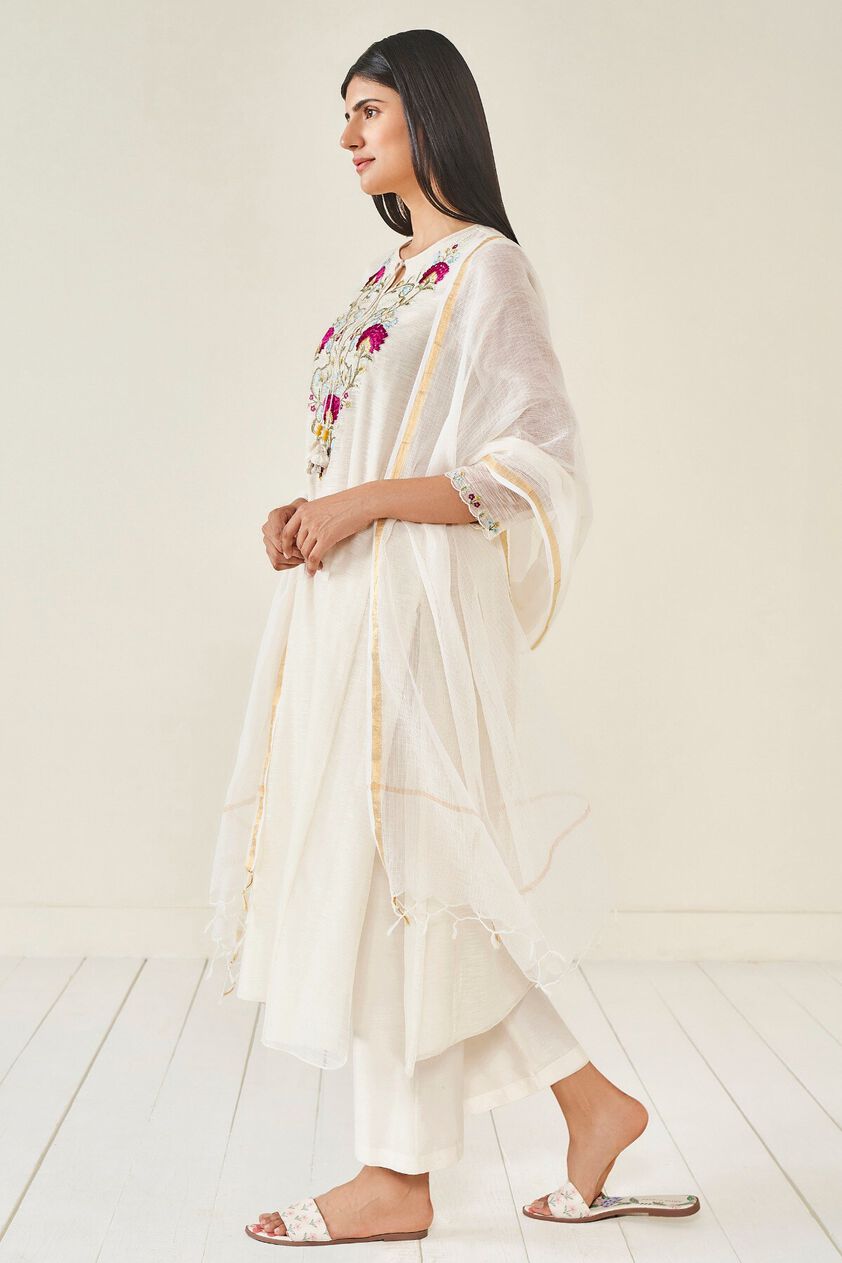 2 - Kayavi Kurta Set – Natural, image 2