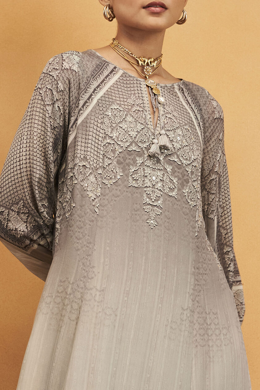 Astra Kaftan - Grey, Grey, image 3