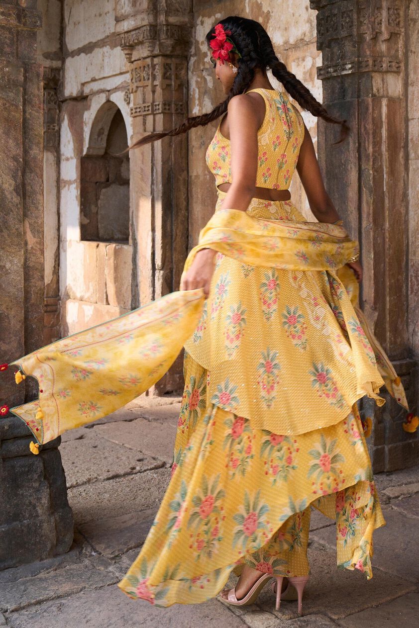 2 - Palma Skirt Set - Mustard, image 2