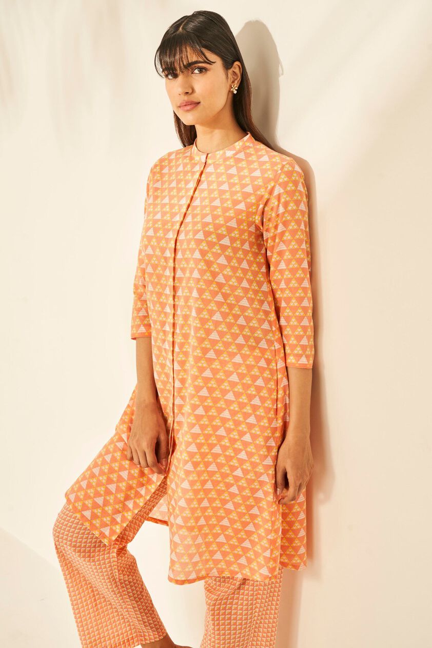 6 - Laara Kurta Set – Peach, image 6