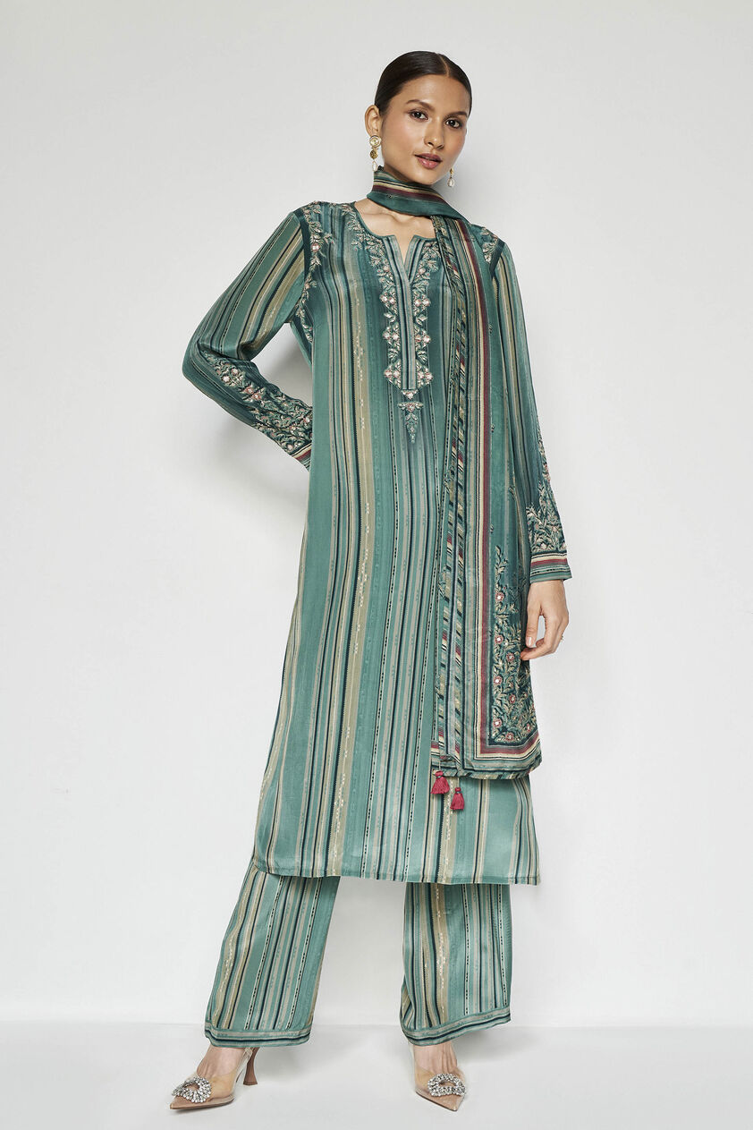 Rumeha Suit Set - Green, Green, image 1