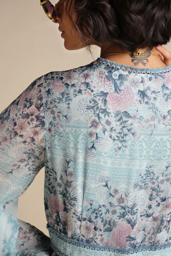 Damson Dress - Blue, Powder Blue, image 6