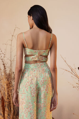 Cerise Crop Top Pant Set - Sage, Sage, image 6