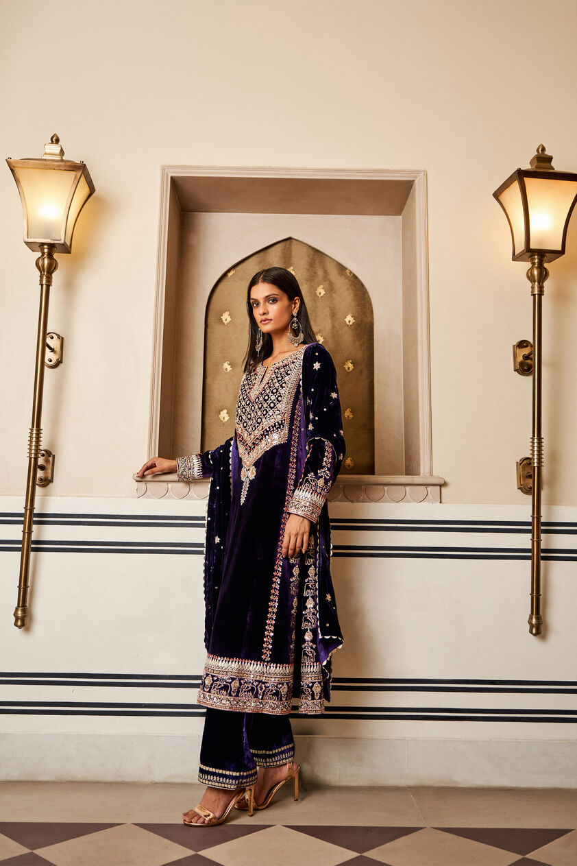 Taahira Suit Set - Violet, Violet, image 4