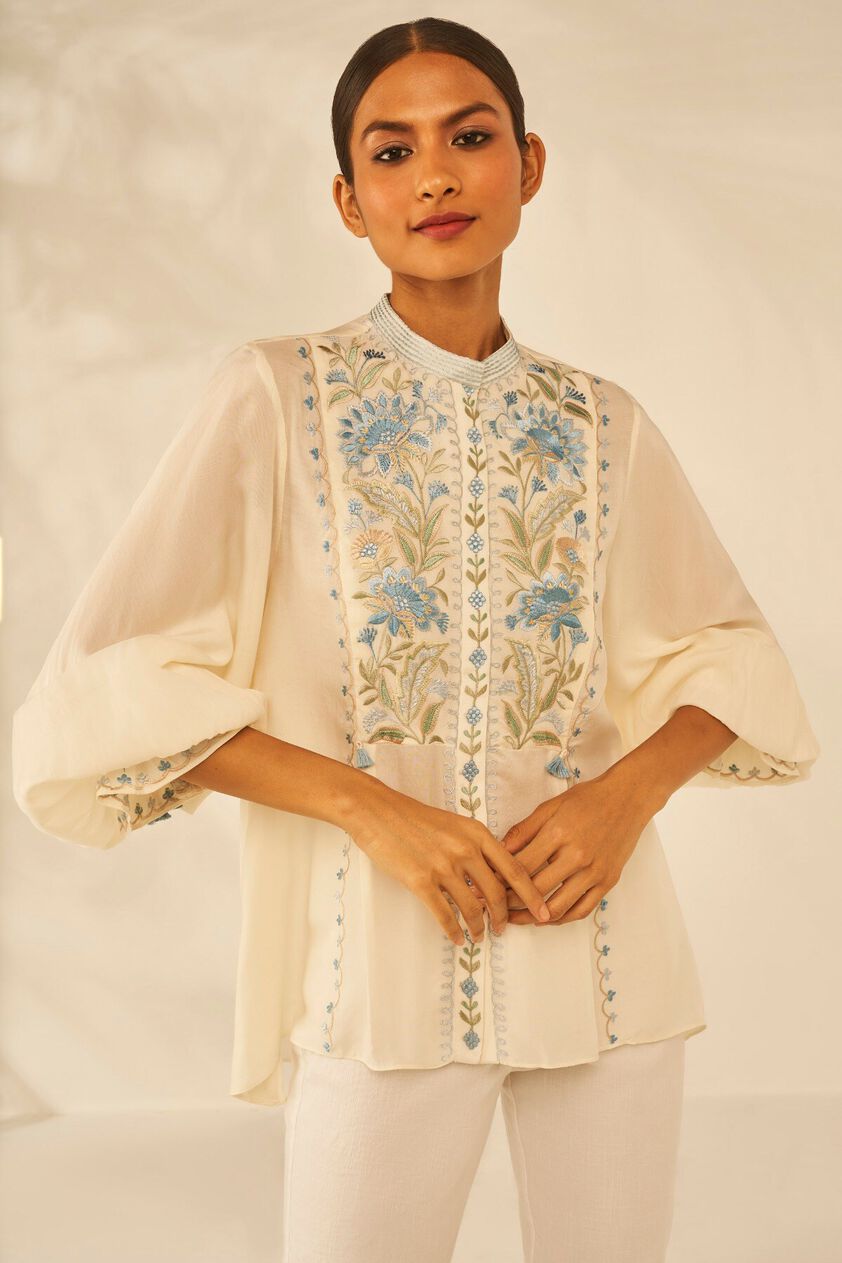 4 - Nuala Top - Cream, image 4