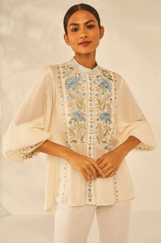 4 - Nuala Top - Cream, image 4