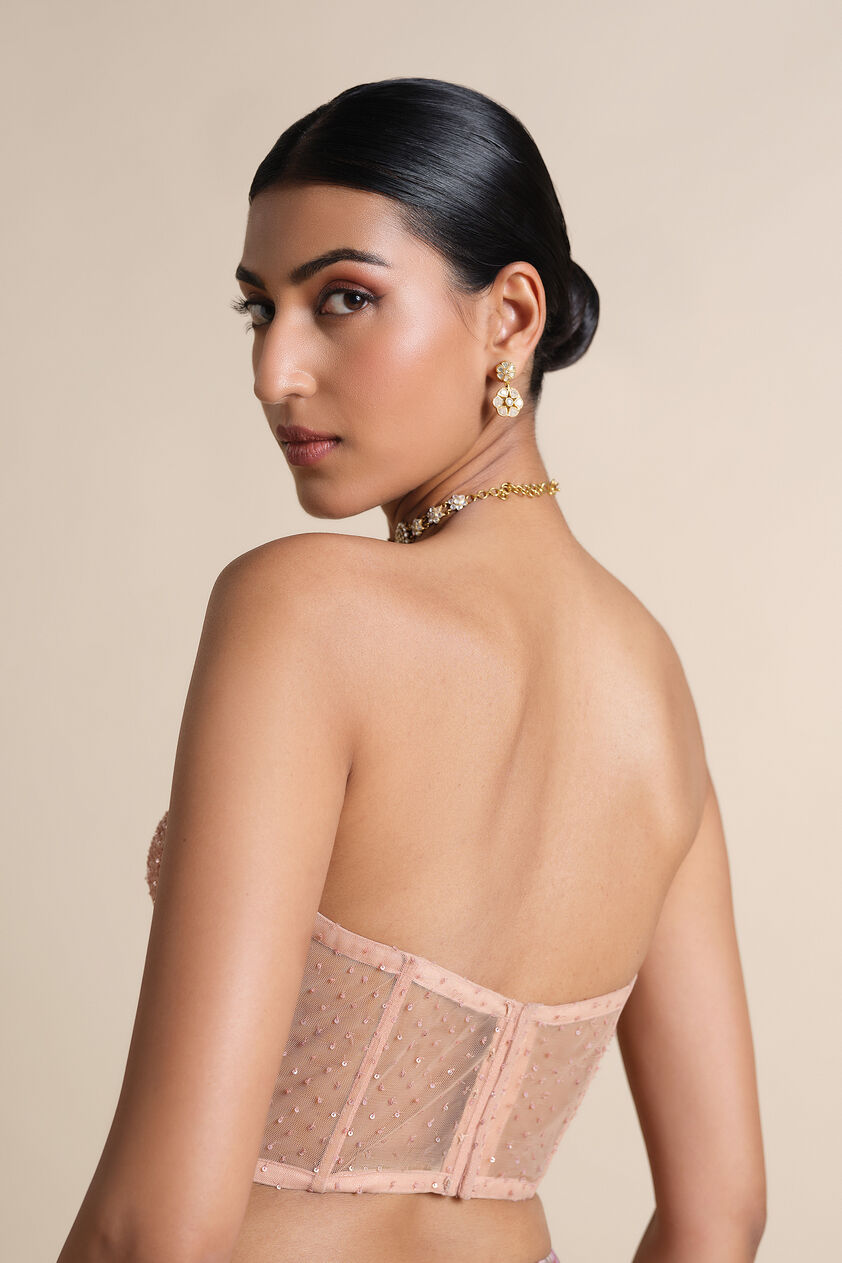 Roseway Sequin Choli – Blush, Blush, image 2