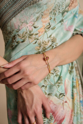 Romney Printed Saree - Sage, Sage, image 5
