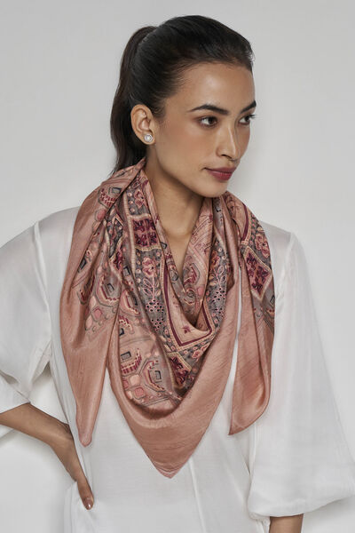 Louella Scarf - Onion Pink