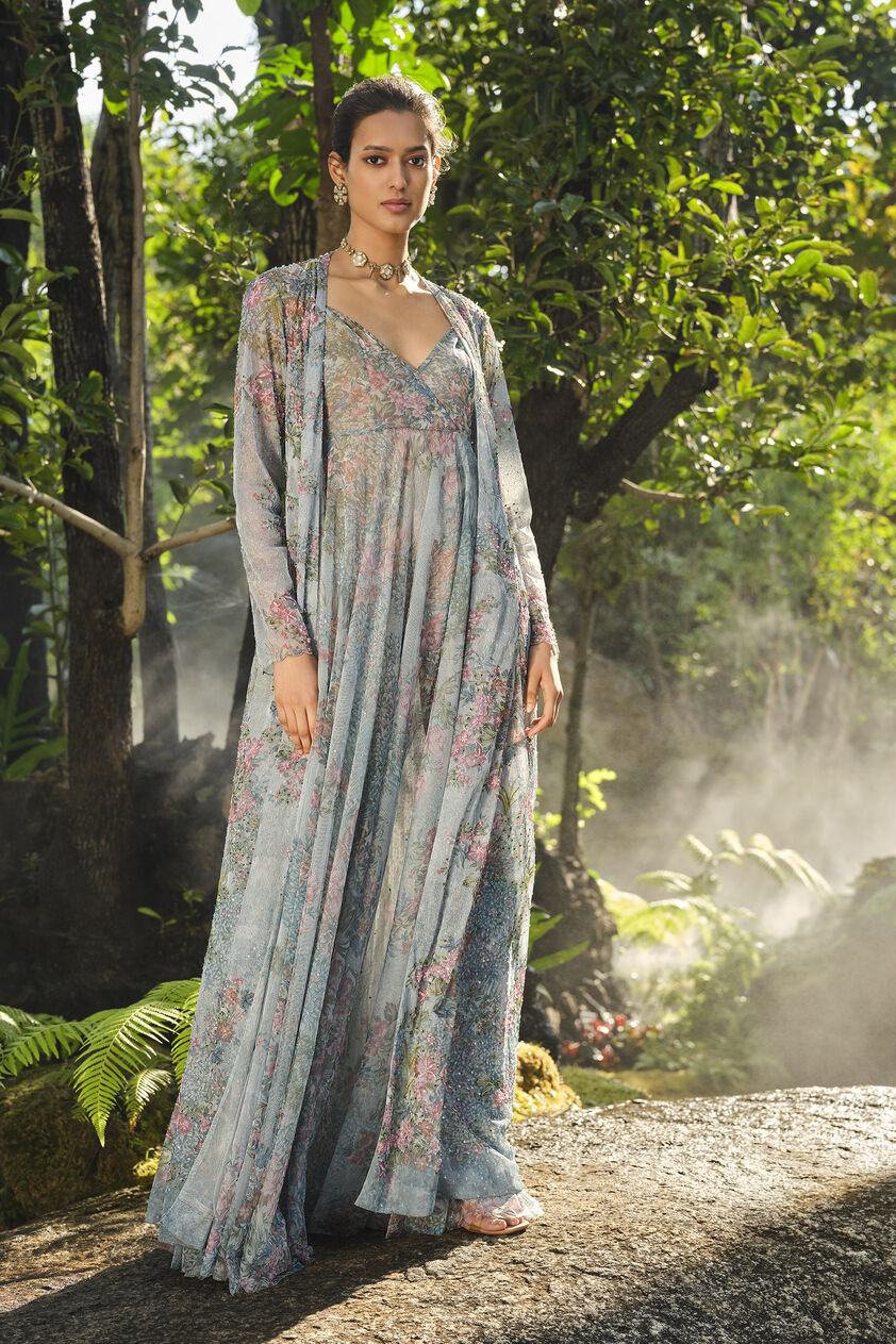 Blooming Meadows Jacket Set - Blue, Blue, image 1
