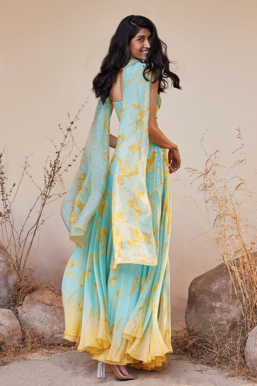 Sama Dupatta - Aqua, Aqua, image 4