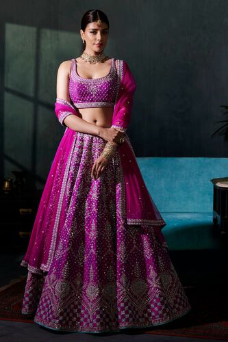 1 - Gayatri Lehenga Set – Vivid Violet, image 1