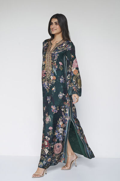 Gazala Kaftan - Green