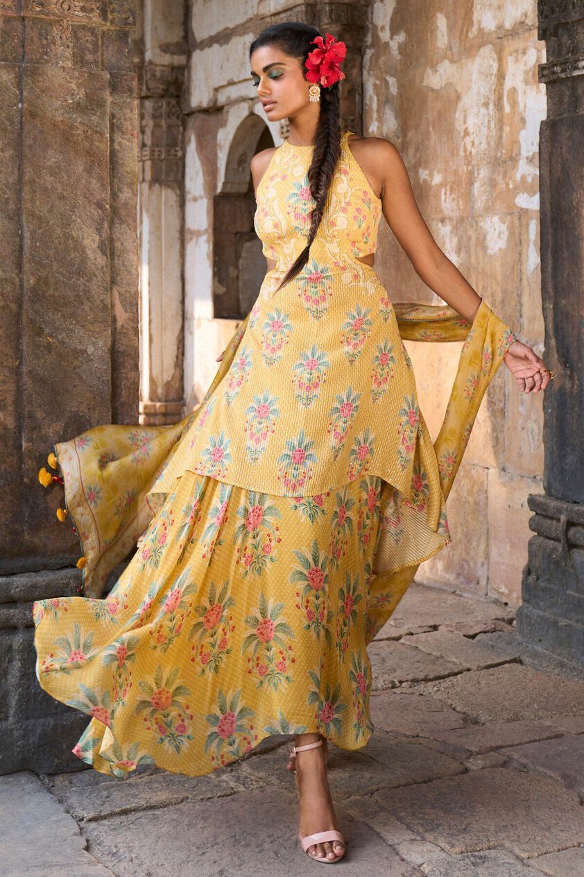 3 - Palma Skirt Set - Mustard, image 3