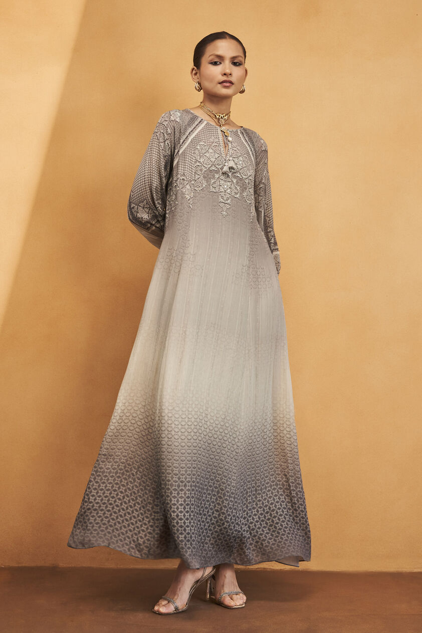Astra Kaftan - Grey, Grey, image 1