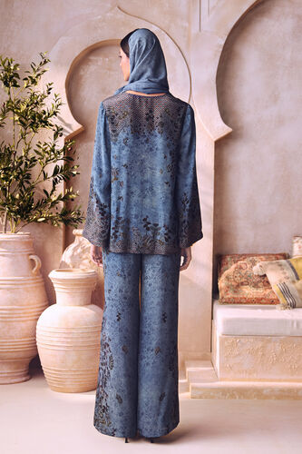 Jazal Co-ord - Blue, Blue, image 2