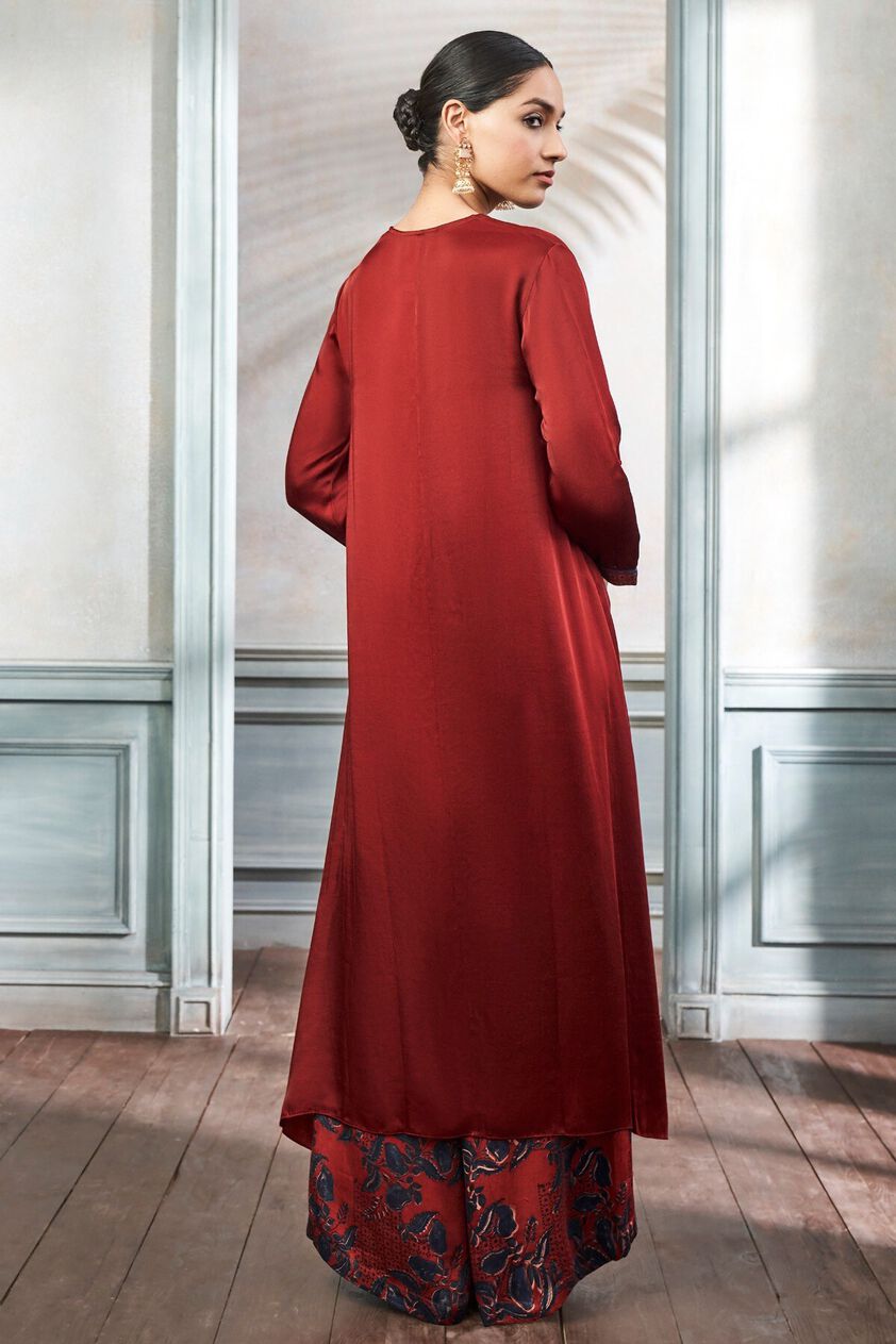 4 - Meha Kurta Set &ndash; Red, image 4