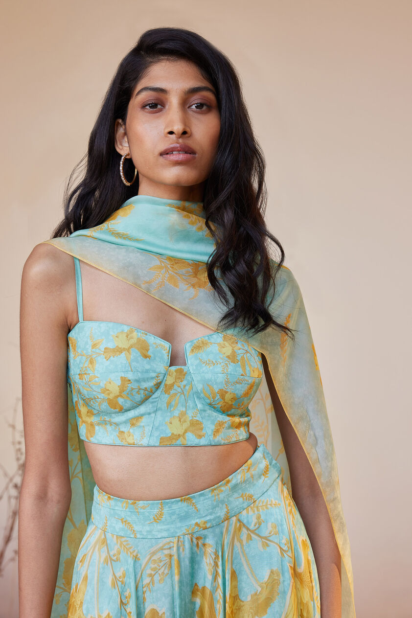 Sama Skirt Set - Aqua, Aqua, image 9