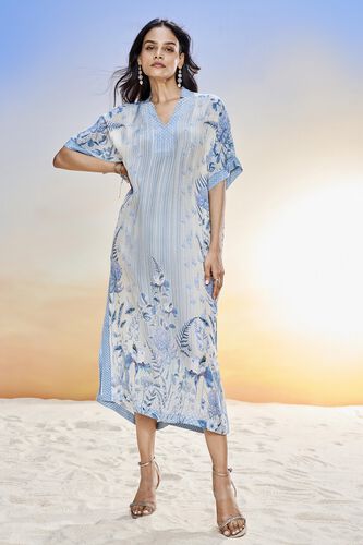Neela Dress - Blue, Blue, image 3