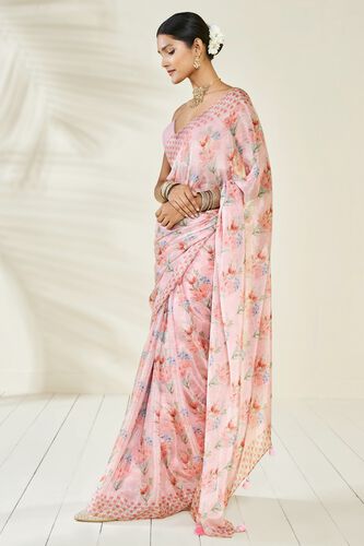 3 - Rimi Saree - Pink, image 3