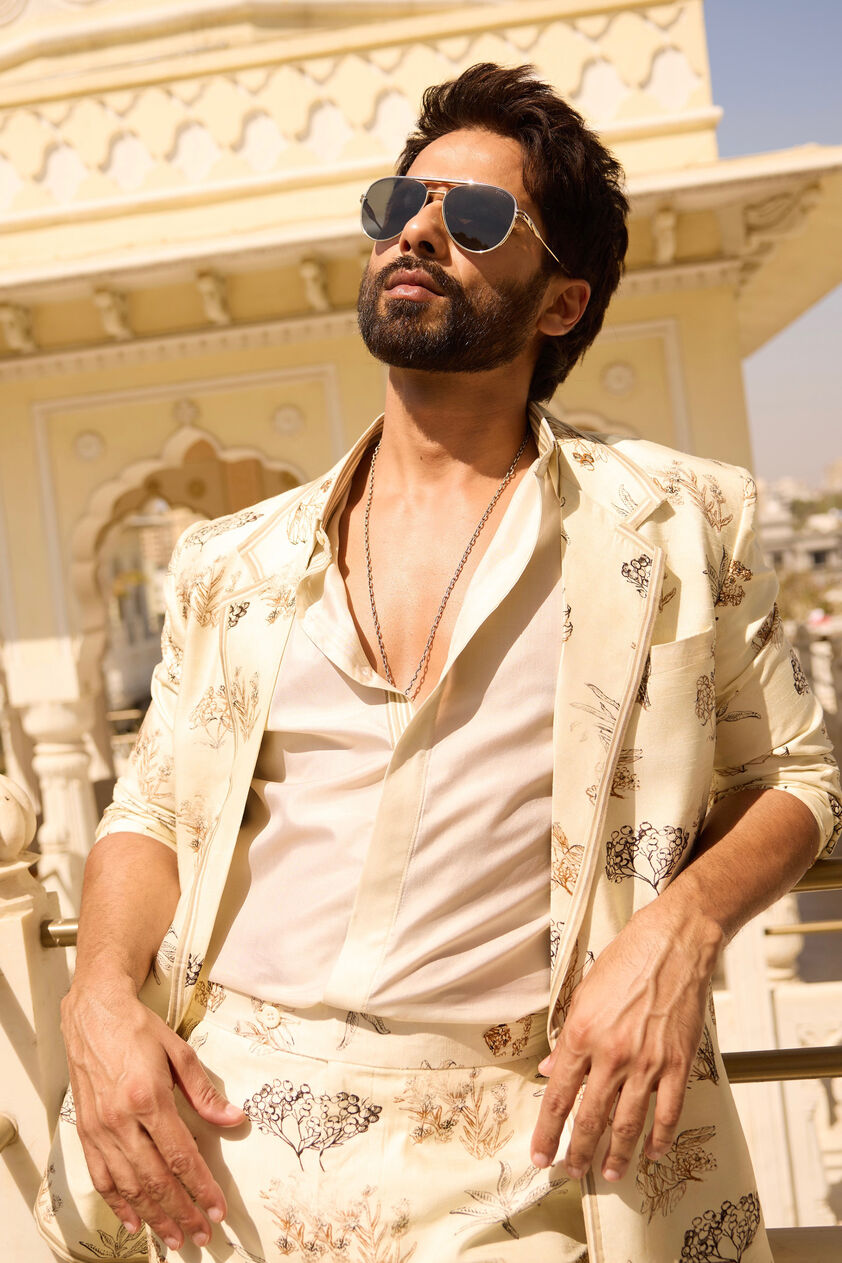 Arnay Blazer Set - Ecru, , image 1