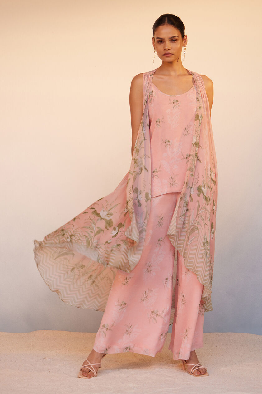 Sama Tunic Pant Set - Blush, Blush, image 1