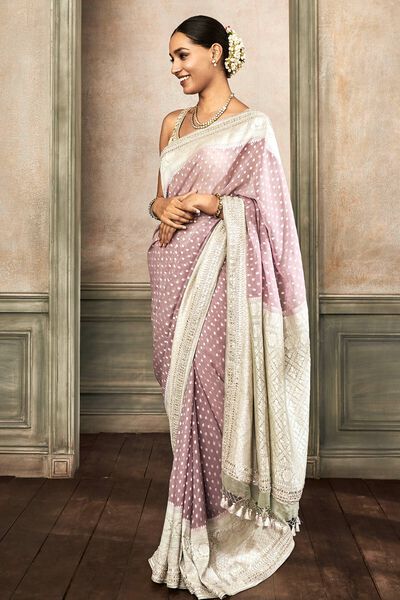 Aahi Saree Set -  Blush 