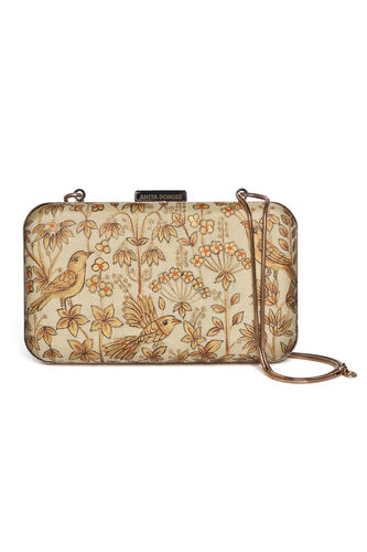 Pichhwai Clutch - Canary Gold, Gold, image 11
