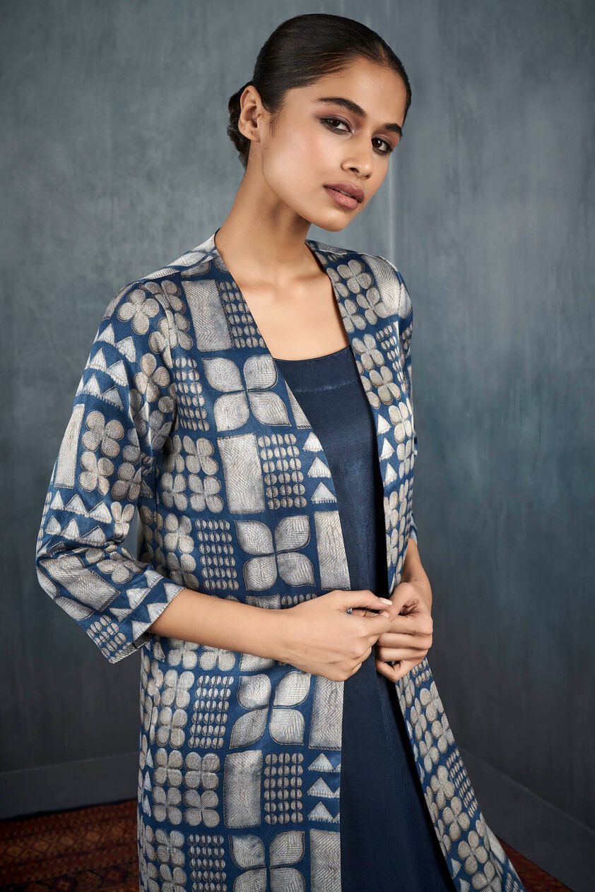 5 - Kalika Jacket & Dress Set &ndash; Indigo, image 5