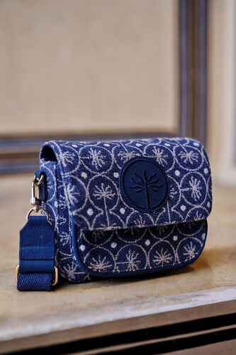 Root Core Crossbody Bag- Blue, Blue, image 2