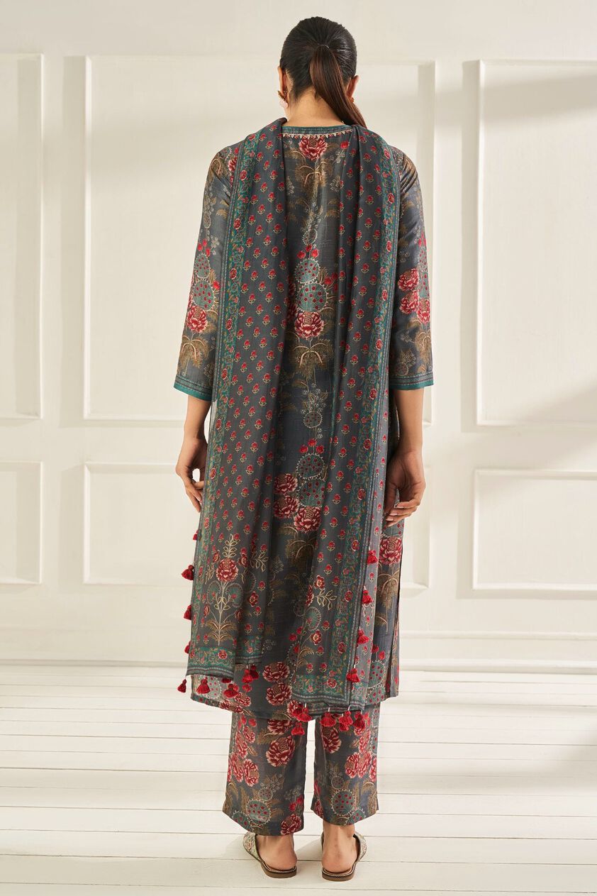 3 - Jasia Kurta Set – Grey, image 3