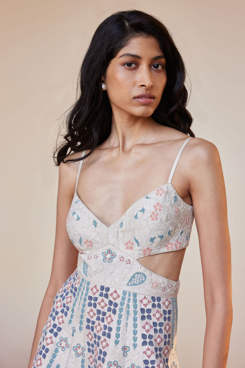 Menouma Dress - Cream, Cream, image 5