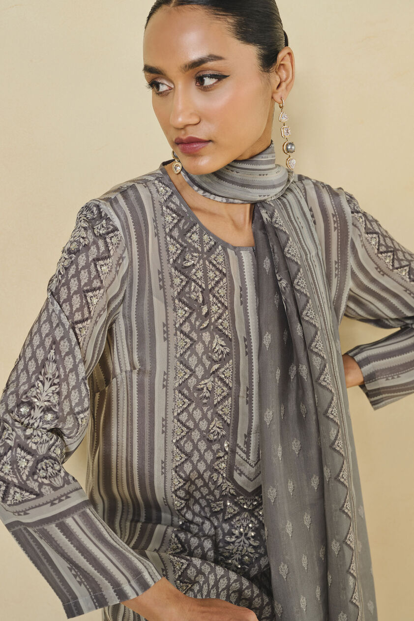 Astilbe Suit Set - Grey, Grey, image 6