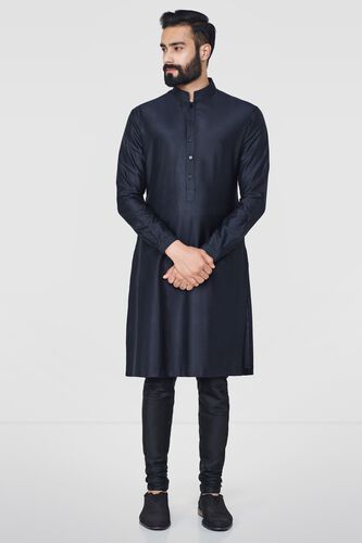 Premvat Kurta- Black, Black, image 1