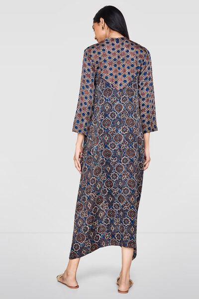 Ajrakh Cedar Dress