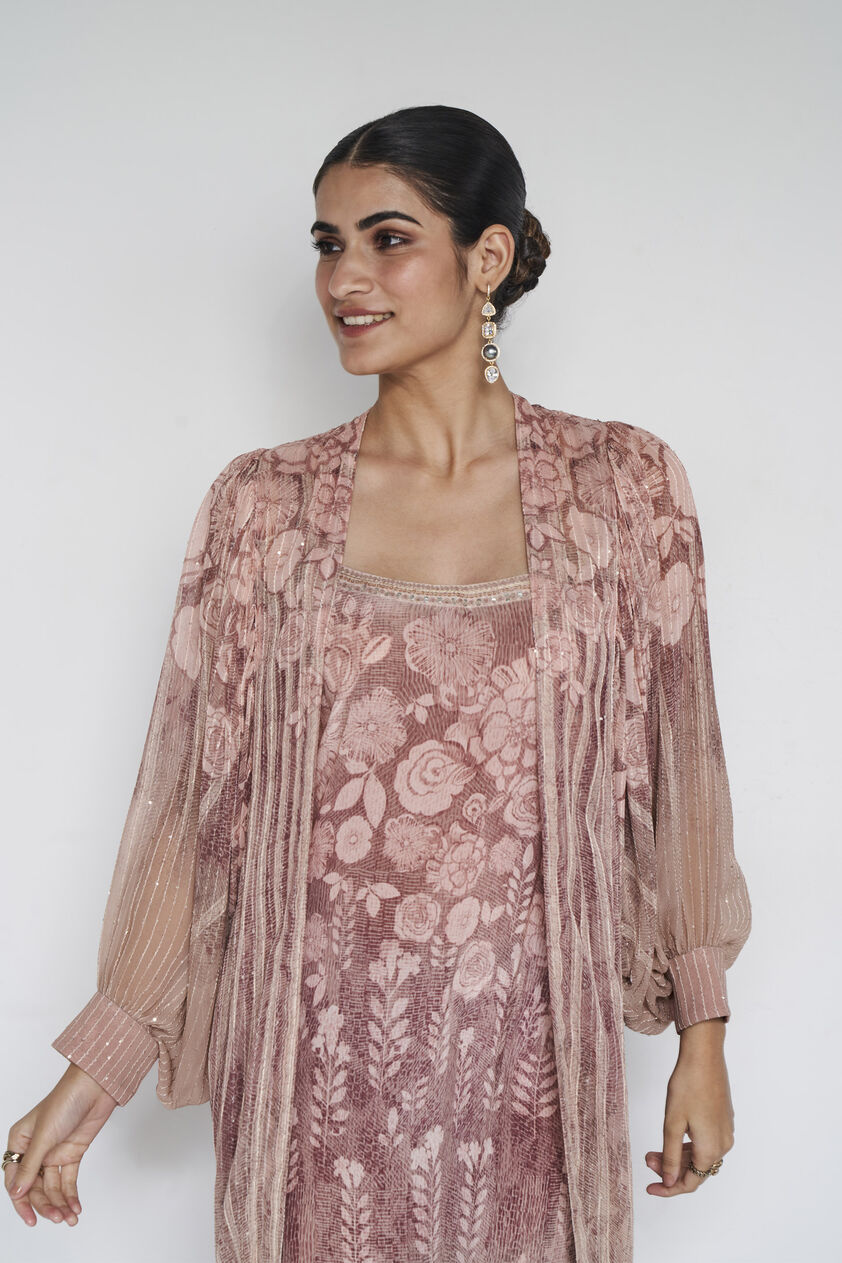 Eselyn Embroidered Overlayer Set - Hazelnut, Hazelnut, image 10