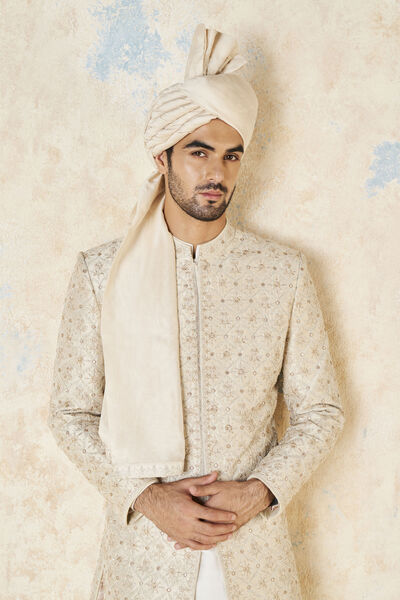 Irvan Silk Safa - Gold