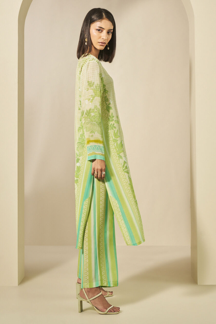 Mongo Kurta Set - Lime, Lime, image 2