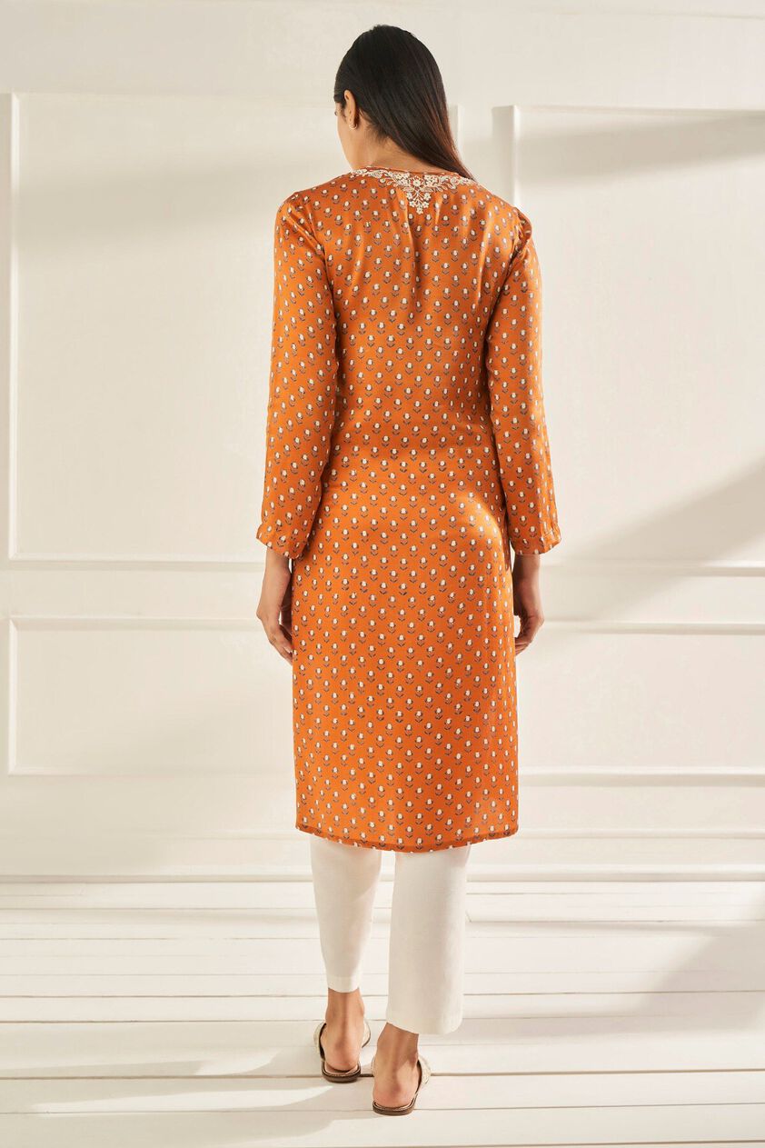 3 - Jaisya Kurta – Tangerine, image 3