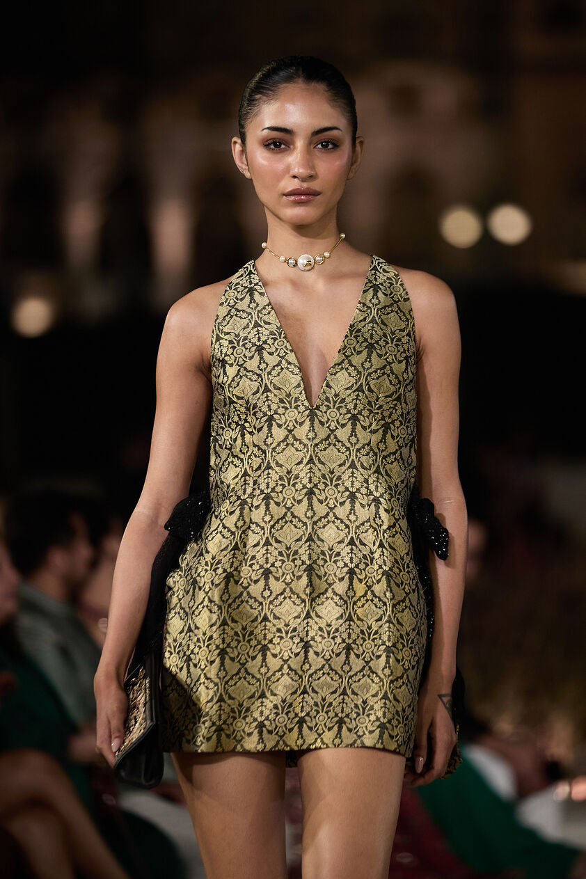 Arsema Woven Benarasi Co-ord - Black, Black, image 3