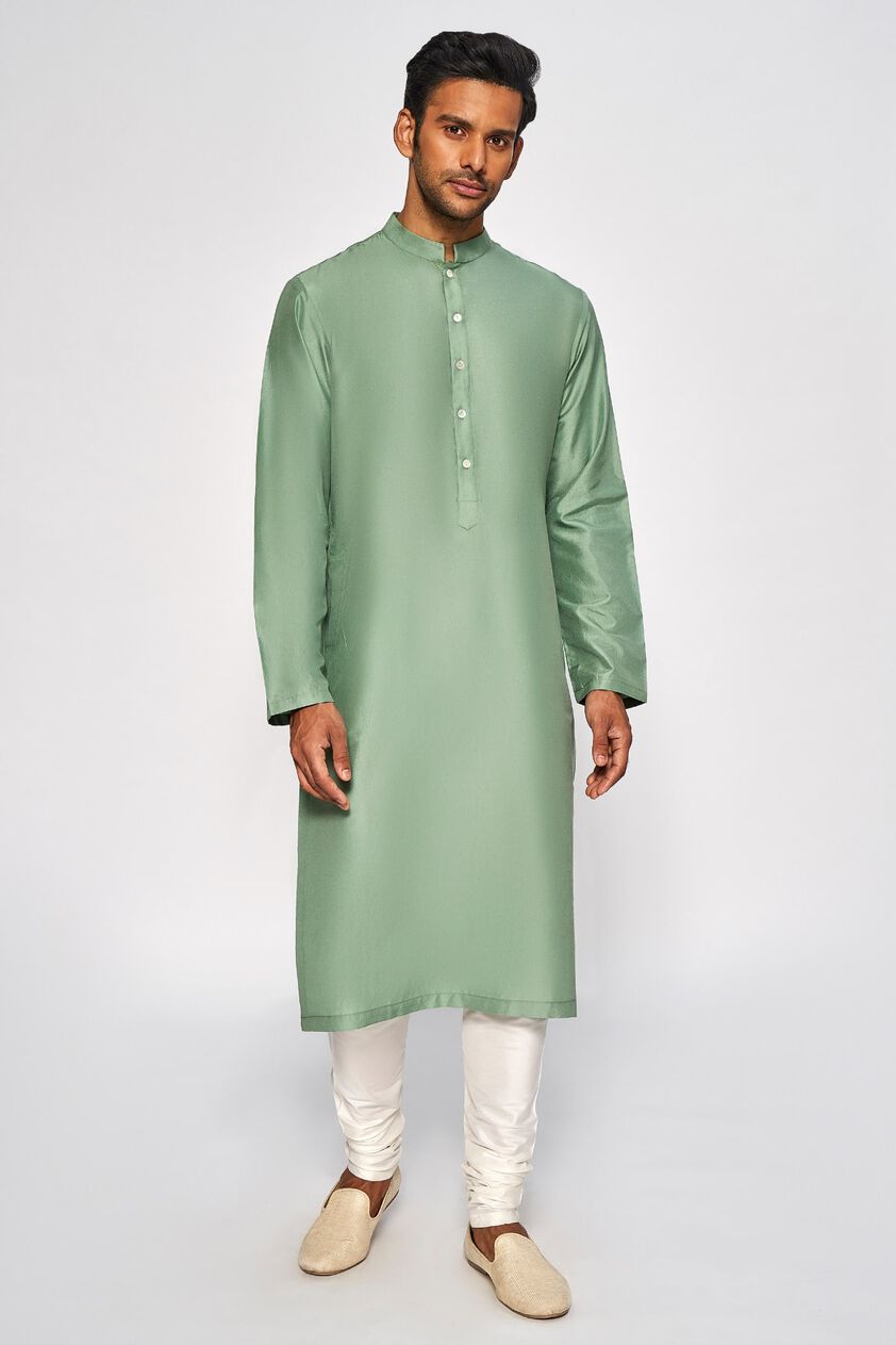 1 - Ishir Kurta –  Sage Green, image 1